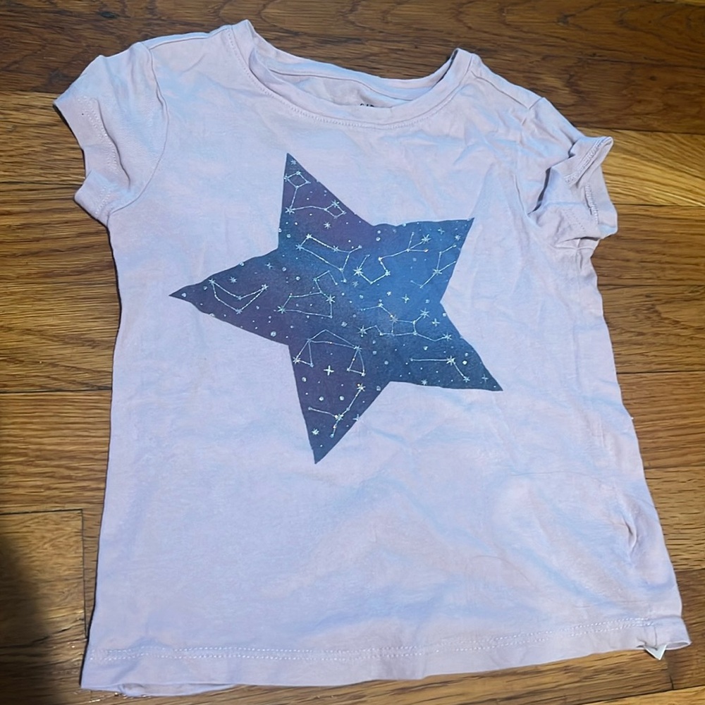 3/$12 Gap Kids Light Purple Star Constellation Tee (XS)